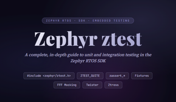 Zephyr Ztest